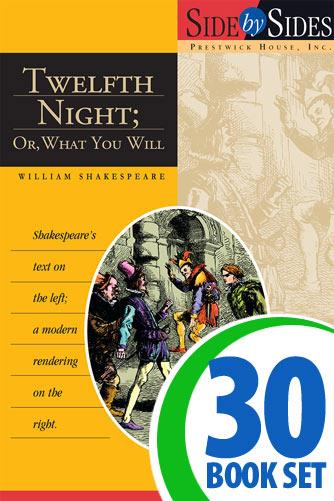 Twelfth Night - Side by Side - 30 Books and Key