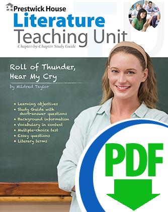 Roll of Thunder, Hear My Cry - Downloadable Teaching Unit