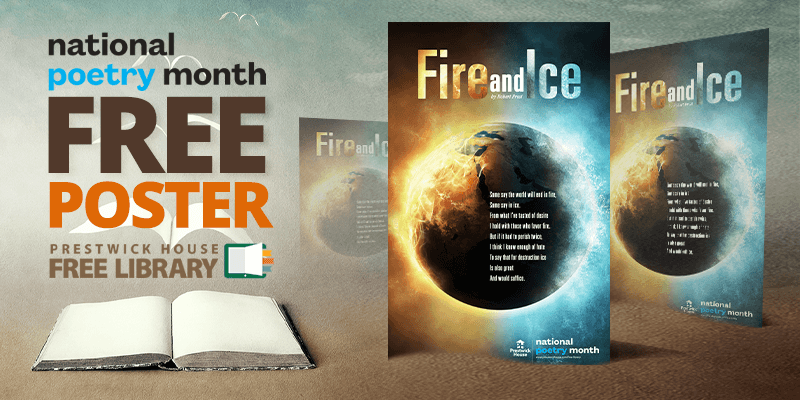 Fire And Ice By Robert Frost Free Downloadable Poster