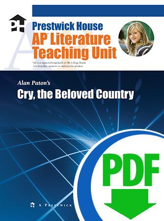 Cry, the Beloved Country - Downloadable AP Teaching Unit