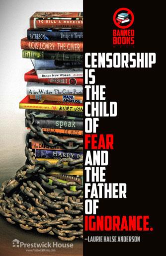 Censorship is the Child of Fear - Poster