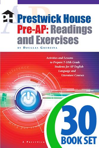 Prestwick House Pre-AP: Readings and Exercises - 30 Book Class Set