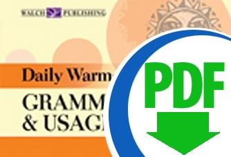 Daily Warm-Ups: Grammar and Usage: Level II - Downloadable