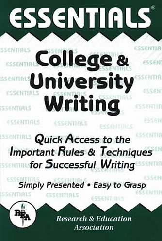 College and University Writing