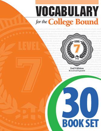 Vocabulary for the College Bound - Level 7 - 30 Books and Teacher's Edition