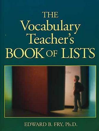 Vocabulary Teacher's Book of Lists, The