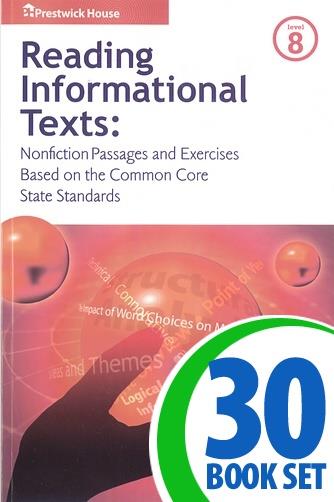 Reading Informational Texts - Level 8 - Complete Package