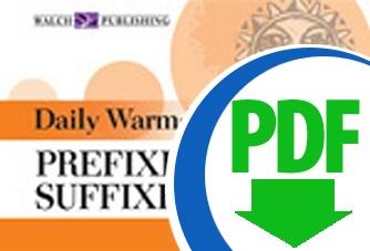 Daily Warm-Ups: Prefixes, Suffixes, & Roots - Downloadable