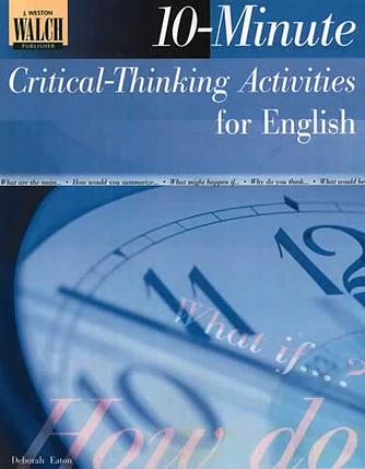 10 Minute Critical Thinking Activities for English Classes
