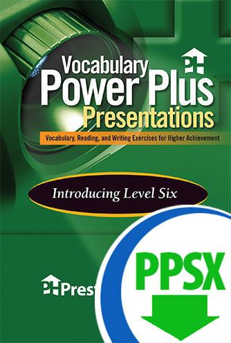 Vocabulary Power Plus Presentations: Introduction - Level 6 - Downloadable