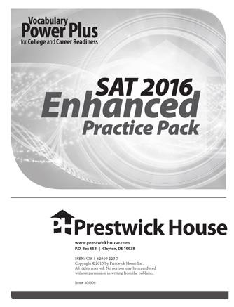 Redesigned SAT Enhanced Practice Pack