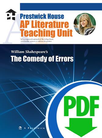 Comedy of Errors, The - Downloadable AP Teaching Unit