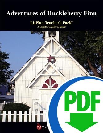 Adventures of Huckleberry Finn: LitPlan Teacher Pack - Downloadable