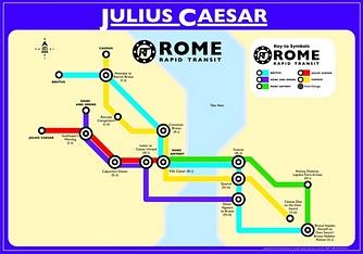 Shakespeare Subway Maps: Julius Caesar