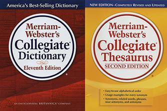 Merriam-Webster Collegiate Dictionary and Thesaurus Set