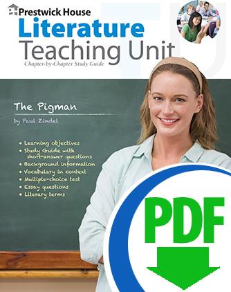 Pigman, The - Downloadable Teaching Unit