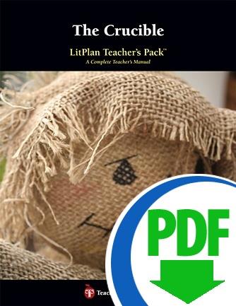 Crucible, The: LitPlan Teacher Pack - Downloadable