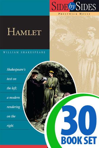 Hamlet - Side by Side - 30 Books and Key