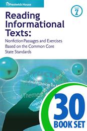 Reading Informational Texts - Level 7 - 30 Books and Teacher's Edition