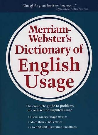 Merriam-Webster's Dictionary of English Usage