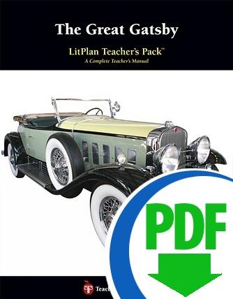 Great Gatsby, The: LitPlan Teacher Pack - Downloadable