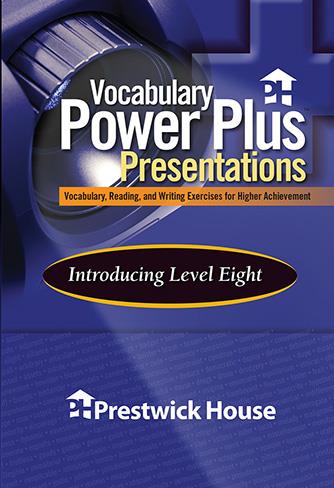 Vocabulary Power Plus Presentations: Introduction - Level 8
