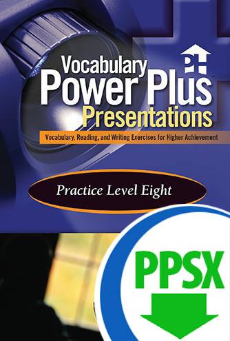 Vocabulary Power Plus Presentations: Practice - Level 8 - Downloadable
