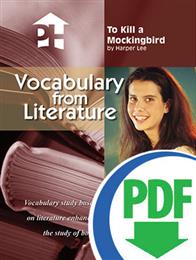 To Kill a Mockingbird - Downloadable Vocabulary From Literature