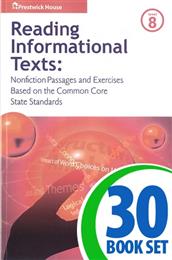 Reading Informational Texts - Level 8 - 30 Books and Teacher's Edition