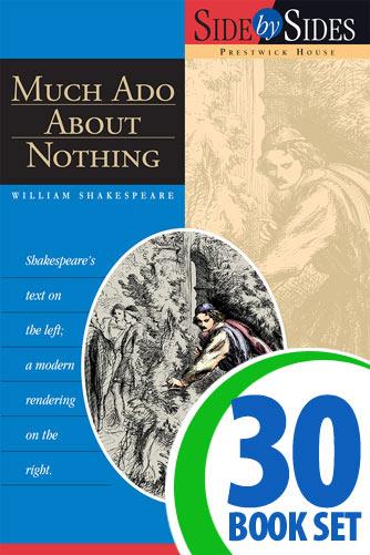 Much Ado About Nothing - Side by Side - 30 Books and Key