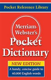 Merriam-Webster's Pocket Dictionary