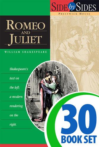 Romeo and Juliet - Side by Side - 30 Books and Key