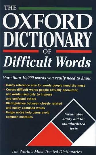 Oxford Dictionary of Difficult Words