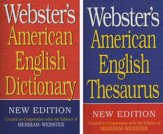 Webster's American English Dictionary / Thesaurus Set