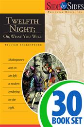 Twelfth Night - Side by Side - 30 Books and Key