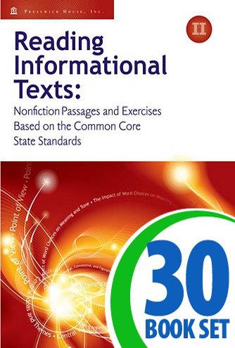 Reading Informational Texts - Book II - 30 Books and Teacher's Edition