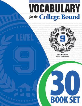 Vocabulary for the College Bound - Level 9 - 30 Books and Teacher's Edition