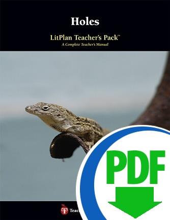 Holes: LitPlan Teacher Pack - Downloadable