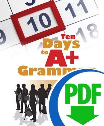 Ten Days to A+ Grammar: Modifiers and Pronouns - Downloadable