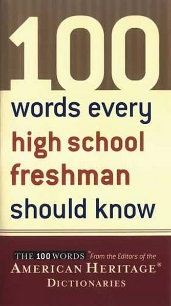 100 Words Every High School Freshman Should Know