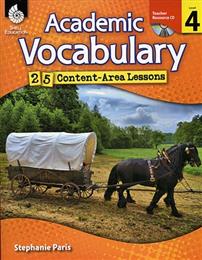 Academic Vocabulary 25 Content-Area Lessons: Level 4