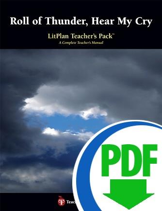 Roll of Thunder, Hear My Cry: LitPlan Teacher Pack - Downloadable