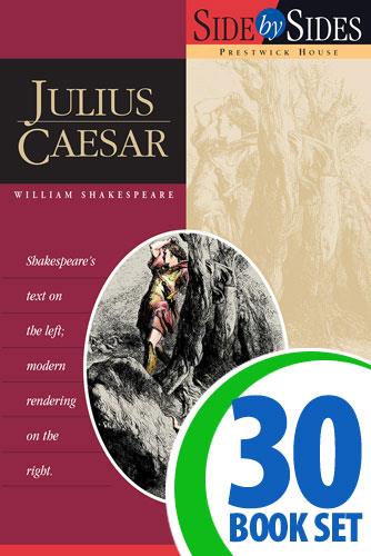 Julius Caesar - Side by Side - 30 Books and Key