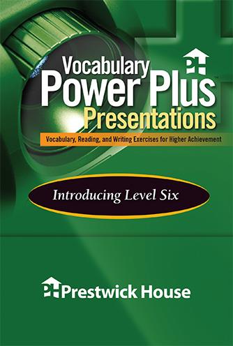 Vocabulary Power Plus Presentations: Introduction - Level 6