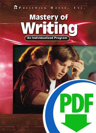 Mastery of Writing Downloadable