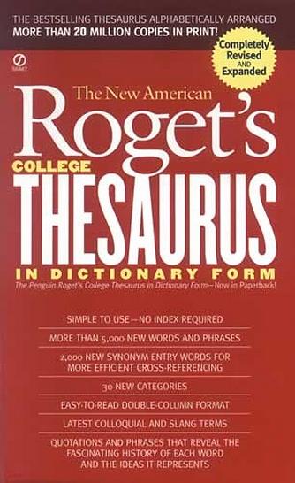 New American Roget's College Thesaurus in Dictionary Form, The