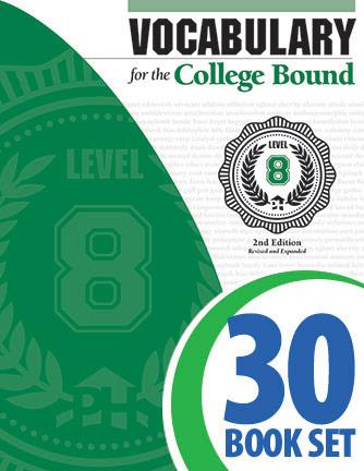 Vocabulary for the College Bound - Level 8 - 30 Books and Teacher's Edition
