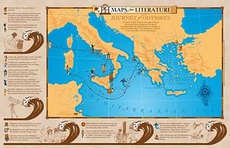 Journey of Odysseus - Maps from Literature