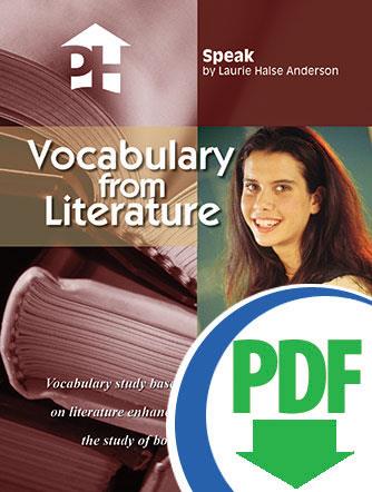 Speak - Downloadable Vocabulary From Literature