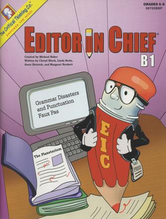 Editor in Chief: B1 Grades 6 to 8